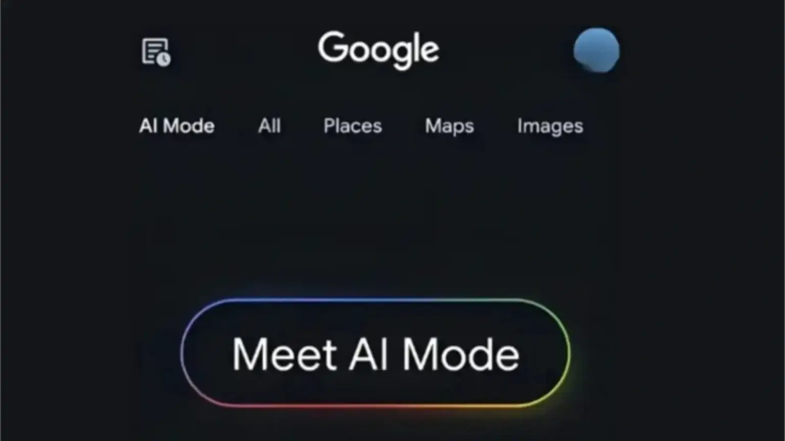 Meet AI Mode گوگل در سئو 