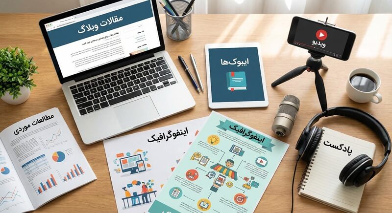 انواع فرمت‌های محتوا